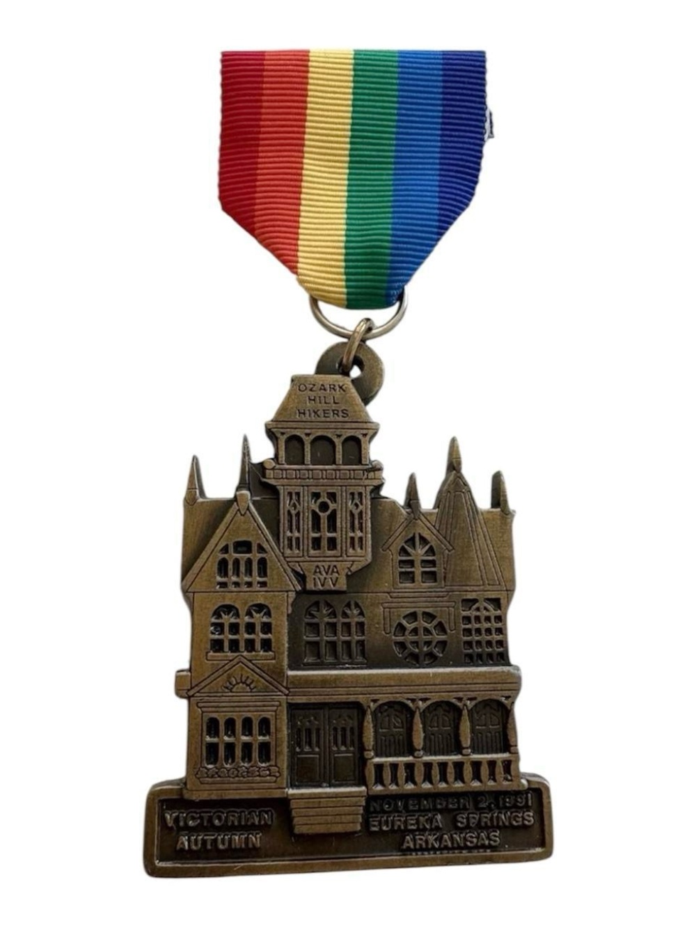 Eureka Springs House Shaped Brooch Pin